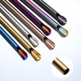 thumbnail image 4 of 4 Pcs Straws Wide Stainless Steel Reusable Whisking Metal Drinking, 4 of 4
