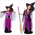 thumbnail image 3 of Vestido Para Niños De Fiesta Disfraz De Halloween Actuación De Bruja, 3 of 4