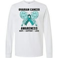 thumbnail image 3 of Inktastic Ovarian Cancer Awareness Hope Support and Love Long Sleeve T-Shirt, 3 of 5