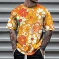 thumbnail image 2 of T Shirt Men Mens Polyester Spandex Shirt Men's T Shirts Pack Shirt for Men Fashion Heat compatible with Machine for T Shirts Tall T Shirts Mens Compression Cold Gear Work T Shirts for Men, 2 of 4