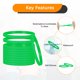 thumbnail image 5 of Uxcell 24Pcs Pulseras de Goma, Pulseras de Silicona de Color Sólido para Deporte/Ejercicio/Baloncesto Hombres Mujeres Adolescentes [Verde Lago], 5 of 6