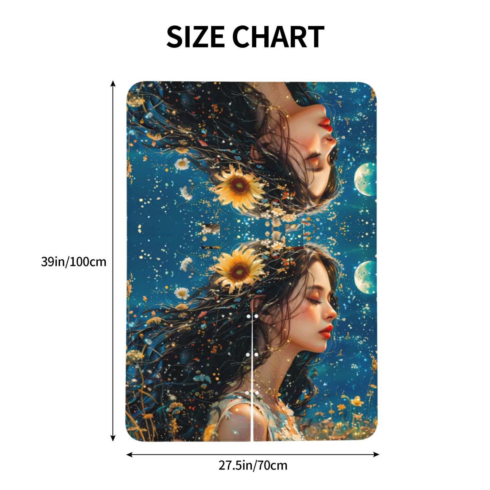 Car Seat Cover Baby - Artistic Night Sky Sunflower Princess Breathable Infant Car Seat Cover for Baby Carseat, Lightweight Comfort Baby Essentials Must Haves Newborn Stuff for Girl Boy