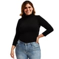 thumbnail image 1 of Blusa Cuello de Tortuga Roman Fashion Talla Extra Modelo 316 Negro 38, 1 of 5