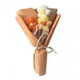 thumbnail image 3 of kowaku 2x Handmade Knitted Flower Bouquet, Crochet Flower Bouquet, Hand Knitted Flowers, Artificial Flower Bouquet for Home Decoration, Valentine's Pcs, 3 of 9