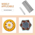 thumbnail image 2 of FUTUREORYY 1Set Silver Square Blocking Board Pins Metal Pegs for DIY Crafting Professional Studio Use, 2 of 6