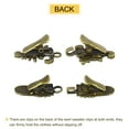 thumbnail image 4 of 2 Pack Vintage Sweater Clips Cape Cloak Clasp Cardigan Clips for Women, Bronze, 4 of 6