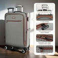 thumbnail image 3 of 26" Softside Medium Checked Luggage Lighweight Expandable Travel Suitcase with Spinner Wheels & TSA Lock,XJ2511#8, 3 of 10