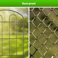 thumbnail image 3 of Iron Wire Decorative Garden Fence Outdoor 20 Pack, 3 of 5