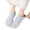 Light Gray, variant on Daznico Women Low Cut On Fuzzy Slipper Socks Plush Lined Elastic Thermal Non Cozy Booties for Winter Indoor Floor Sleeping Loungewear