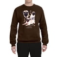 thumbnail image 2 of If It's Not a Pug It's Just a Dog Gift | Mens Dog Lover Crewneck Graphic Sweatshirt, Brown, 3XL, 2 of 3
