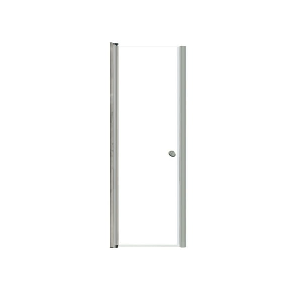 Transolid LSD257006C-BS Lyna 25-in x 70-in Pivot Shower Door, Brushed Stainless