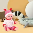 thumbnail image 7 of Chmadoxn Baby Toys 13 Inch Reborn Baby Doll With Clothes, Soft Newborn Dolls Play House Simulation Dolls, Washable Realistic Soft Silicone Baby Doll for Kids Age 3+ - Best Gift for Kids Girls (Red), 7 of 7
