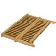 thumbnail image 2 of Folding Bamboo Dish Rack Drying Rack Drainer Plate Storage Foldable Dish Rack, 2 of 2