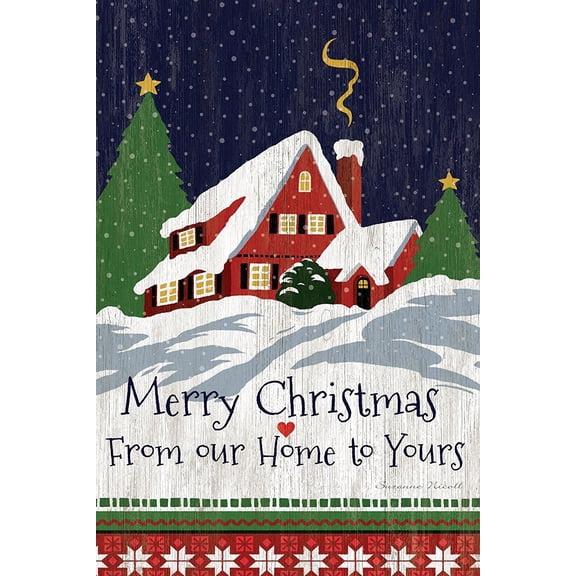 Lang Companies, Our Home to Yours Outdoor Flag-Mini - 12 x 18 by Suzanne Nicoll