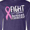 thumbnail image 4 of Inktastic Fight Breast Cancer Pink Ribbon Long Sleeve T-Shirt, 4 of 5