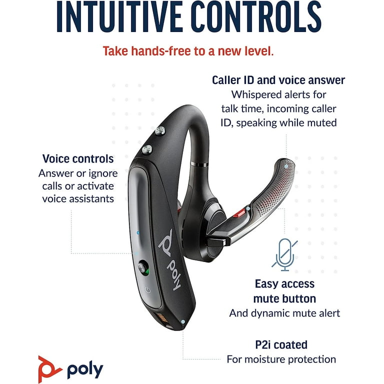 Plantronics Voyager 5200 UC Wireless Headset w/Noise Plantronics Voyager 5200 UC Wireless Headset w/Noise