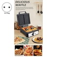 thumbnail image 5 of WaffleMaker Single Plate Two-Slice Bread Maker,Double-Sided Heating,Non-Stick Design,Suitable for Fa, 5 of 5