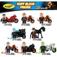 thumbnail image 4 of Figuras Lego Minifiguras De Bloques De Construcción Deadpool SpiderMan Ghost Rider Moto, 4 of 4