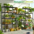 thumbnail image 3 of REIBII 71" H Wire Shelves 5 Shelf Steel Shelving Units Adjsutable Free Standing Shelf for Kitchen Bedroom Garage, 3 of 8