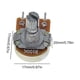 thumbnail image 4 of Potenciómetro Lineal WH148 5 Piezas Resistencia Potenciómetro Giratorio Lineal 15 Mm (100 K), 4 of 4
