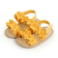 thumbnail image 1 of goowrom Baby Girls Sandals Anti-Slip Soft Sole Ruffle Flat Shoes, 1 of 9