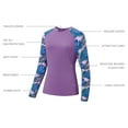 thumbnail image 2 of BASSDASH Women’s UPF 50+ UV Sun Protection T-Shirt Long Sleeve Fishing Hiking Performance Shirts, 2 of 7