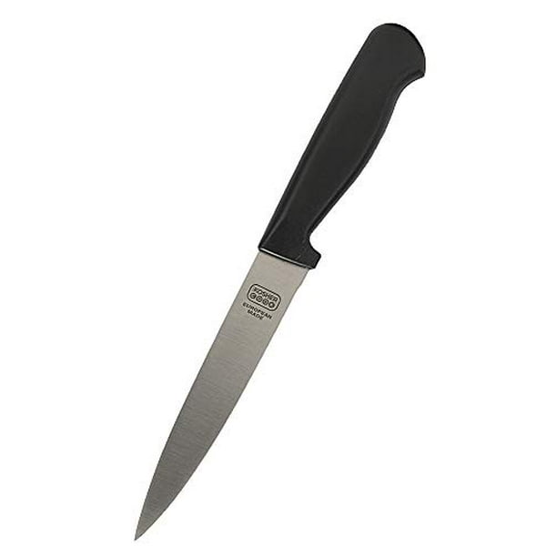 Black Kitchen Knife 6” All Purpose Steak and Vegetable Knife Razor