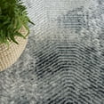 thumbnail image 6 of Nourison Dekor 7'10" x 9'10" Grey Navy Modern Indoor Rug, 6 of 8