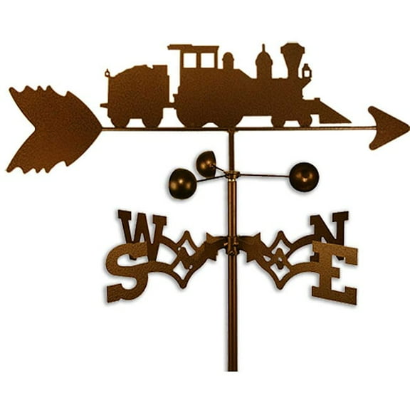 SWEN Products Inc Handmade Coal Train Locomotive Weathervane