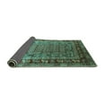 thumbnail image 2 of Ahgly Company Indoor Rectangle Oriental Turquoise Blue Industrial Area Rugs, 2' x 3', 2 of 4