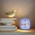 thumbnail image 2 of Unique Bargains Mechanical Alarm Clock Purple 4.1"L x 1.8"W x 4.1"H, 2 of 7
