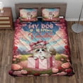 thumbnail image 2 of My Cat is My Valentine Cute Ragdoll in Gift Box Quilt Bedding Set Cat Lover Kitten Owner Gifts Idea 1 Blanket Bed Cover 2 Pillowcases - 3006, 2 of 5