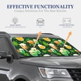 thumbnail image 5 of Uemuo St Patrick's Day10 Printed 2 PCS Car Windshield Sun Shade, Auto Sun Heat and UV Rays Blocker, Foldable Automotive Front Window Sunshade Protector, 5 of 7