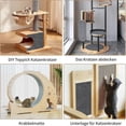 thumbnail image 4 of Cat Scratching Mat, Cat Scratch Mat, Self-adhesive Cat Tree Shelvesreplacement Pads, Diy Cuttable Cat Scratcher Mat For Protects Sofa, 4 of 5
