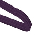 thumbnail image 3 of Casafield 50 Velvet Baby Hangers for Infant & Toddler Clothes, 11" - Purple, 3 of 7