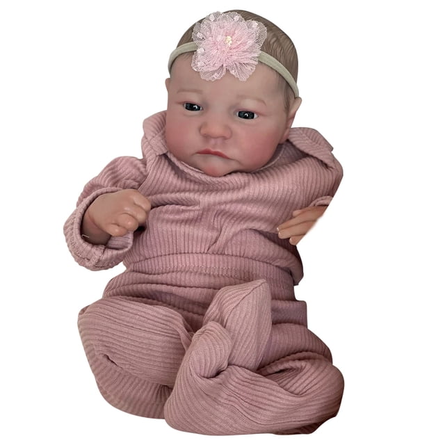 19 pulgadas Reborn Baby Dolls 3D Skin Rebirth Dolls Soft Touch Venas visibles para niños Hugtrwg Para estrenar