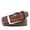 Burnt Umber, variant on Men's 1.25-inch Leather Dress Belt for Office and Formal Wear