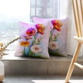 thumbnail image 6 of LALILO Throw Pillow Covers Oil Spring Flowers Still Life Yellow Cushion Cover 18" x 18", 4083 Pack, 6 of 6