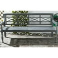 thumbnail image 2 of Hawthorne Collections Contemporary Classic Garden Bench in Ash Gray, 2 of 6