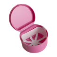 thumbnail image 2 of Shengyu False Storage Box Mouthguard Container Convenient Lightweight Cleaning Case Household Outdoor Hanging Net Blue Pink, 2 of 6