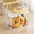 thumbnail image 3 of Doll Storage Bucket with Zipper Closure, Portable Toy Organizer for Kids’ Stuffed Animals, 3 of 7