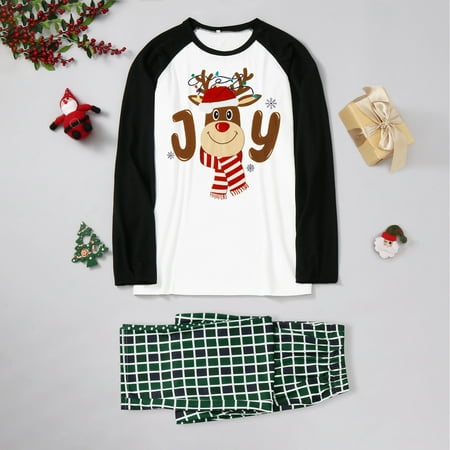 

Women s Family Matching Christmas Tree And Plaid Print Long-sleeve Pajamas Set