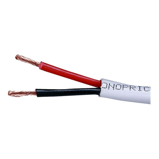 Monoprice Speaker Wire / Cable 100 Feet 16AWG 2 Conductor Fire