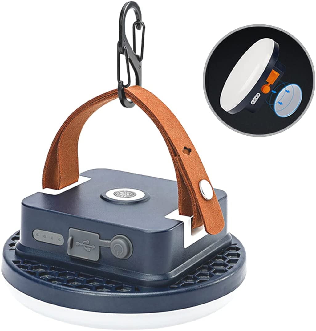 2 Lanternes De Camping LED GEMEK - Pliables, Portables - 6 Piles AA Incluses - Pour Urgences Et Outdoors
