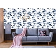 thumbnail image 2 of MuralsPrint Smoky Floral Removable Wallpaper - 10'ft H x 24''inch W, 2 of 4