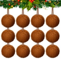 Xuniizn Christmas Ornaments 12Pcs Christmas Ball Ornaments with Strings, Shatterproof Christmas Bulbs, Hanging Decorations for Xmas Tree, Holiday, Wedding, Party