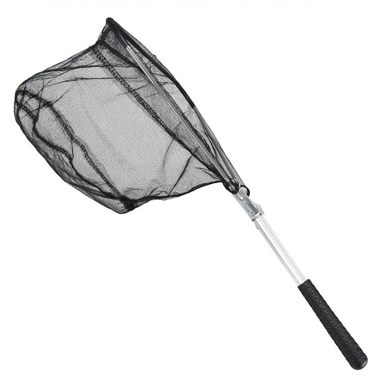 Mixfeer Folding Fish Landing Net Collapsible Triangular Fly Fishing Net Fish  Catching or Releasing 