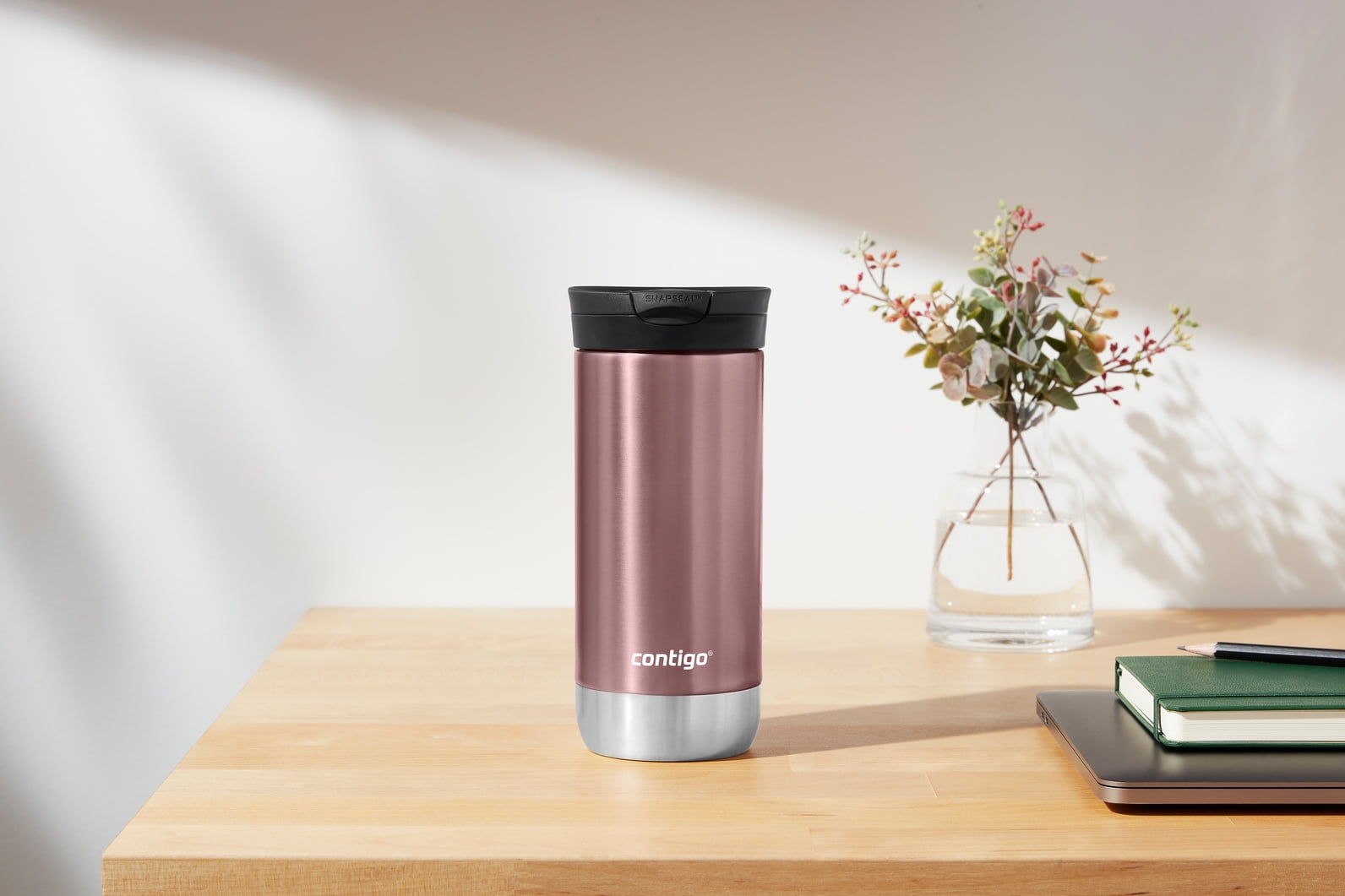 Dropship Contigo Huron 2.0 Stainless Steel Travel Mug With SNAPSEAL Lid And  Handle In Black, 20 Fl Oz. to Sell Online at a Lower Price