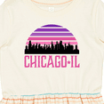 thumbnail image 4 of Inktastic Chicago Gifts Souvenirs for Kids Girls Toddler Dress, 4 of 5