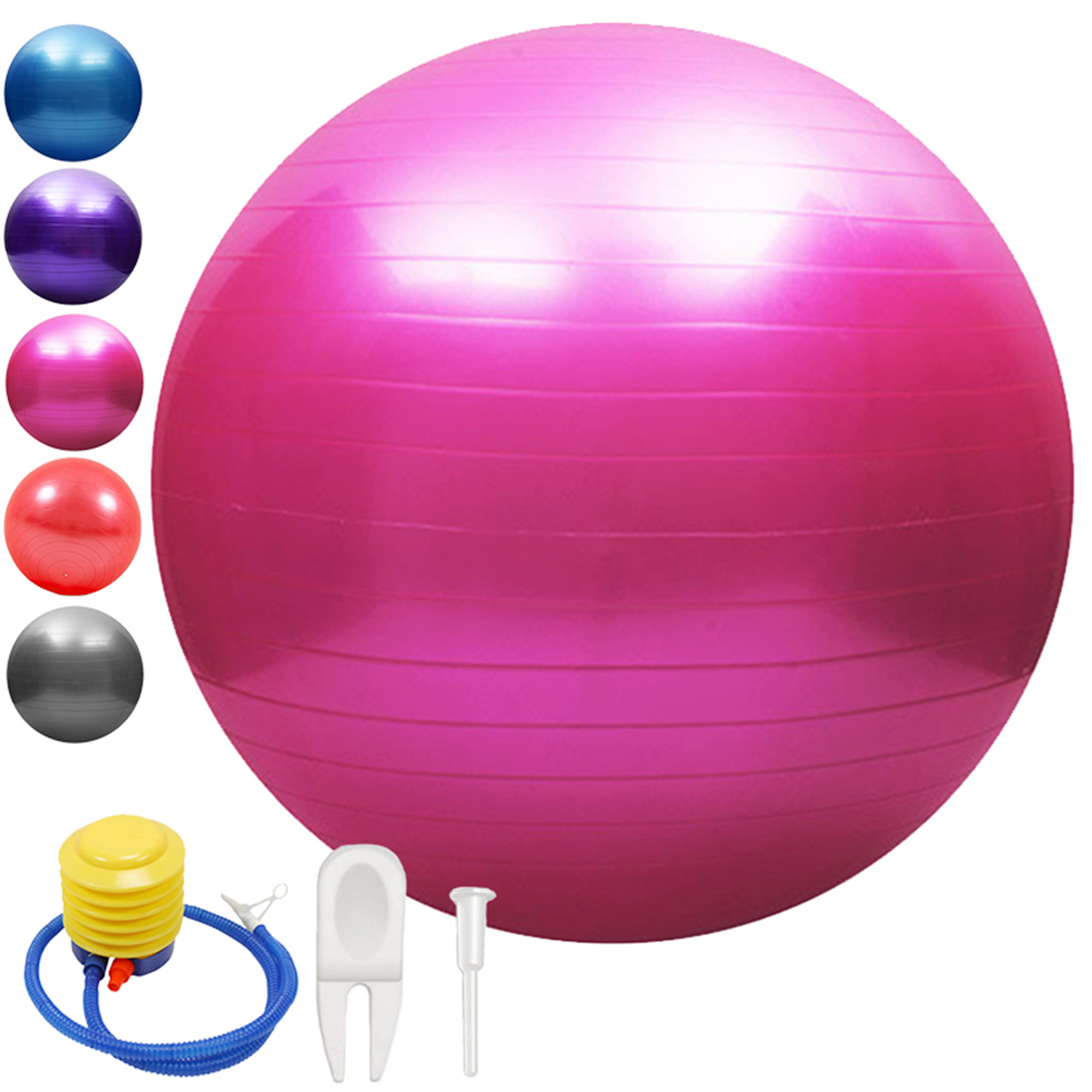 Elbourn Yoga Ball Exercise Ball 45CM, Workout Ball Chair for Balance